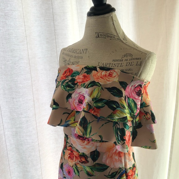 Alexia Admor Floral Off the Shoulder Mini Dress 2 - Picture 6 of 14